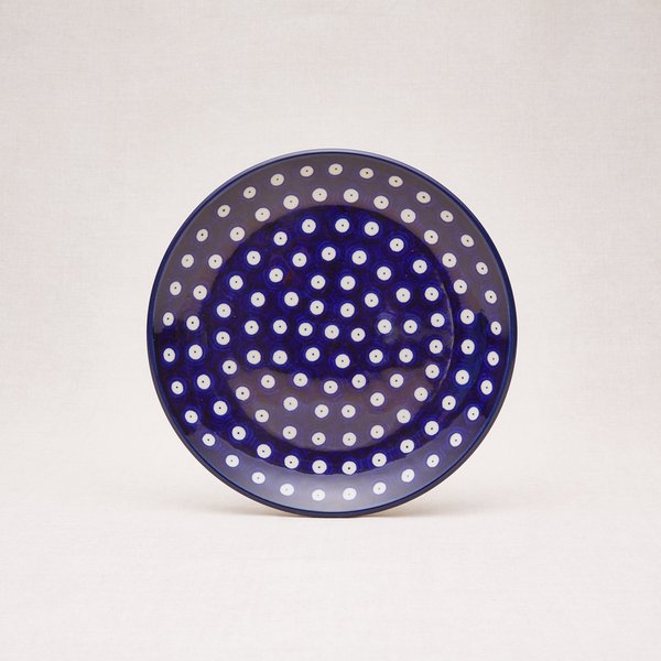 Bunzlauer Keramik Frühstücksteller 20 cm Durchmesser, Form 086, Dekor 70Ax