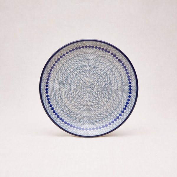 Bunzlauer Keramik Frühstücksteller 20 cm Durchmesser, Form 086, Dekor 903Ax