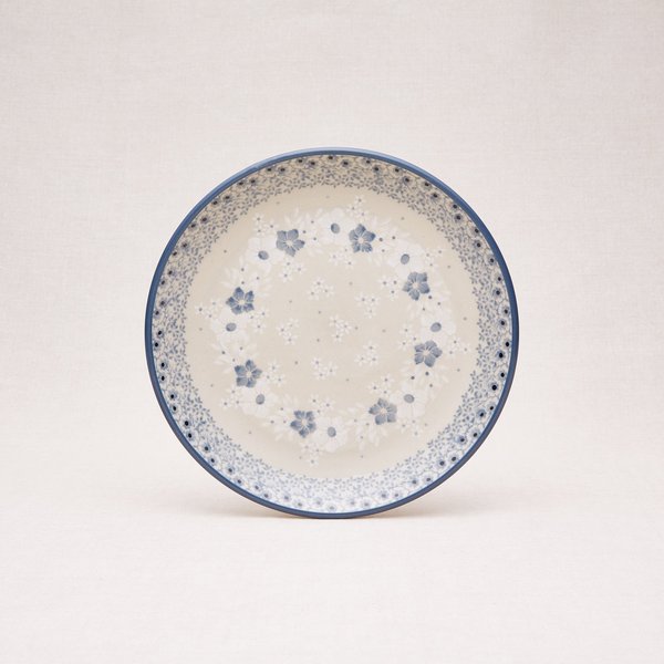 Bunzlauer Keramik Frühstücksteller 20 cm Durchmesser, Form 086, Dekor 2335*