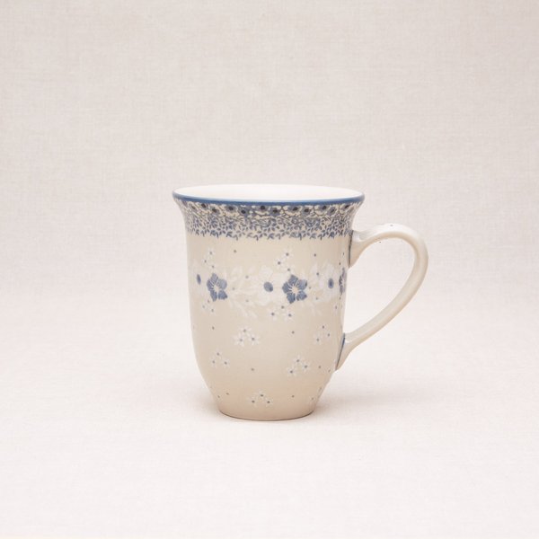 Bunzlauer Keramik Becher mit Henkel 12 cm hoch, Form 826, Dekor 2335*