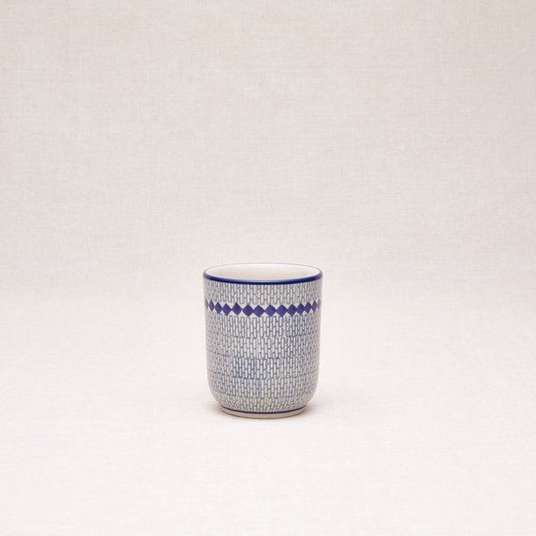 Bunzlauer Keramik Becher ohne Henkel 8 cm hoch, Form 728, Dekor 903Ax