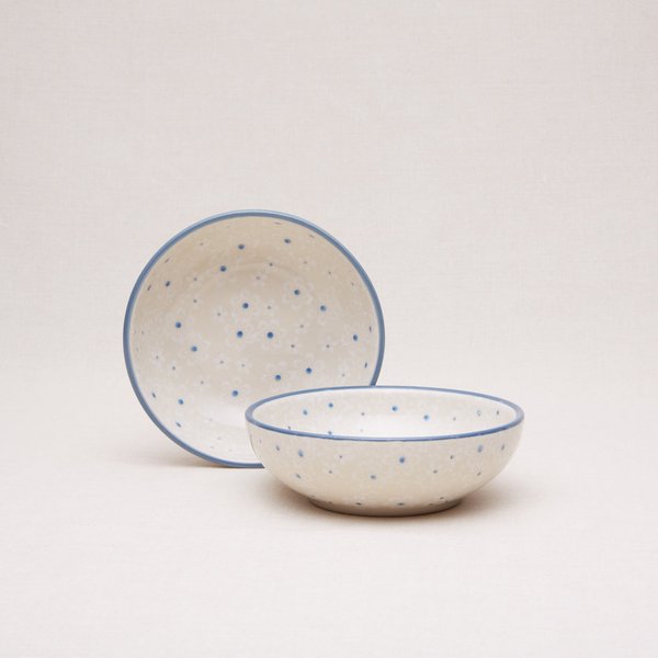 Bunzlauer Keramik Schälchen 13 cm Durchmesser, Form B89, Dekor 2330*