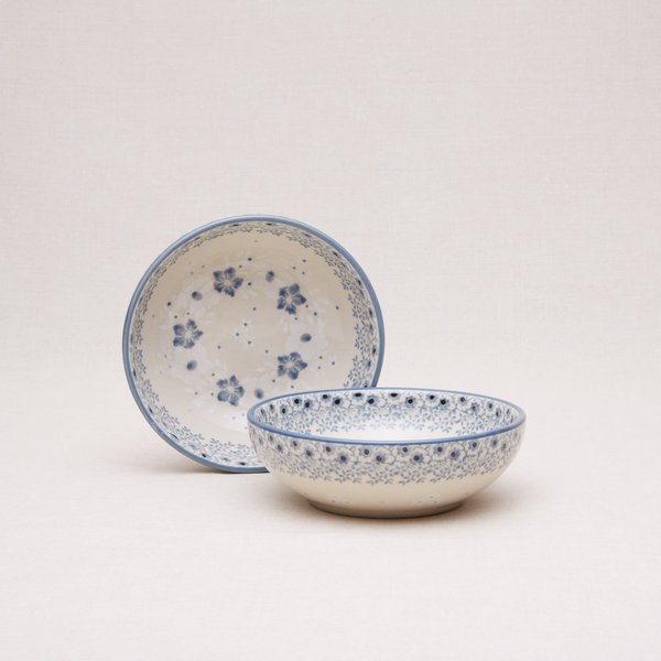 Bunzlauer Keramik Schälchen 13 cm Durchmesser, Form B89, Dekor 2335*
