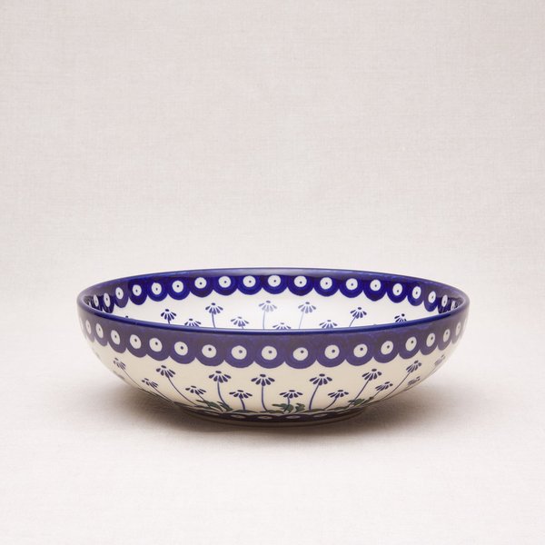 Bunzlauer Keramik Schale 22 cm Durchmesser, Form B91, Dekor 377Rx