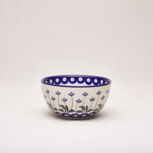 Bunzlauer Keramik Müslischale 14 cm Durchmesser, Form 986, Dekor 377Rx