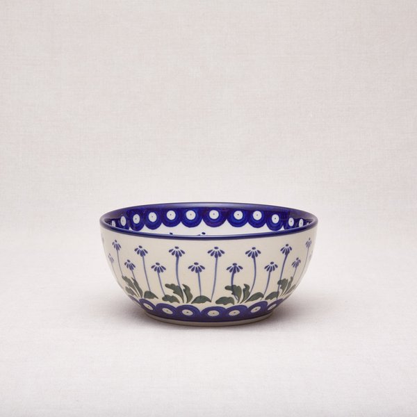 Bunzlauer Keramik Müslischale 16 cm Durchmesser, Form C38, Dekor 377Rx