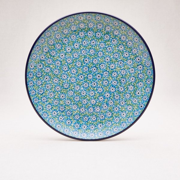 Bunzlauer Keramik Essteller 25,5 cm Durchmesser, Form 257, Dekor 2252x