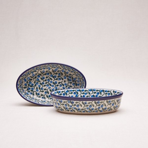 Bunzlauer Keramik Mini-Auflaufform, Form A35, Dekor 1658x