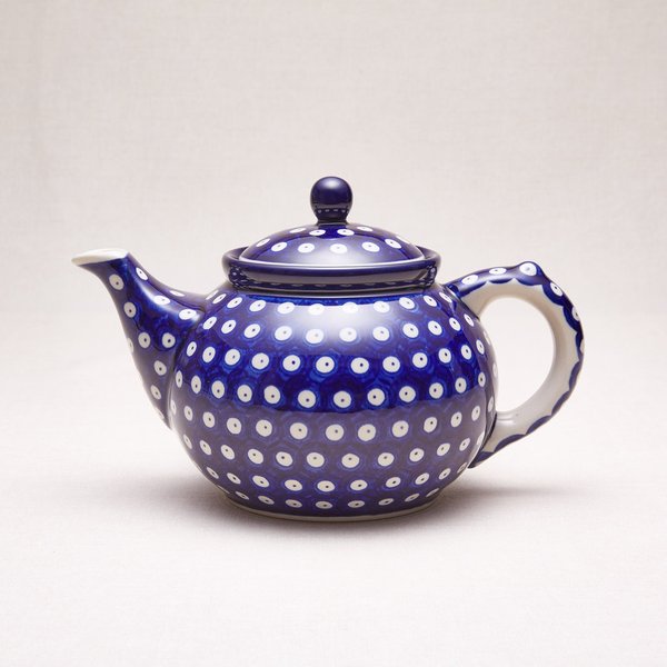 Bunzlauer Keramik Teekanne 1,2 Liter, Form 060, Dekor 70Ax
