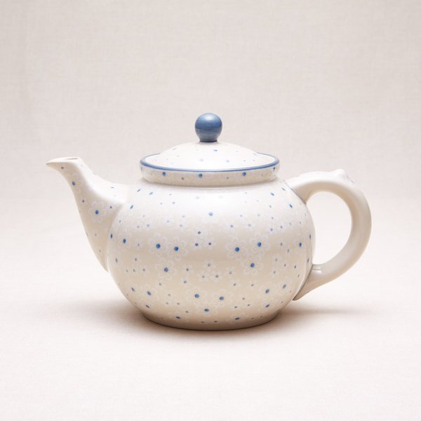 Bunzlauer Keramik Teekanne 1,2 Liter, Form 060, Dekor 2330*