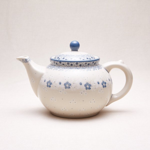 Bunzlauer Keramik Teekanne 1,2 Liter, Form 060, Dekor 2335*