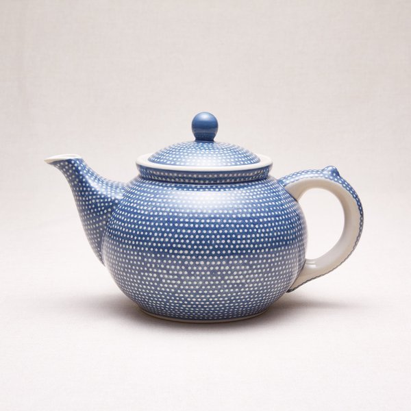 Bunzlauer Keramik Teekanne 1,2 Liter, Form 060, Dekor U4706