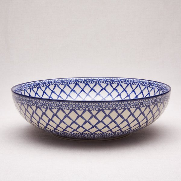 Bunzlauer Keramik Schale 27,3 cm Durchmesser, Form C36, Dekor 40x