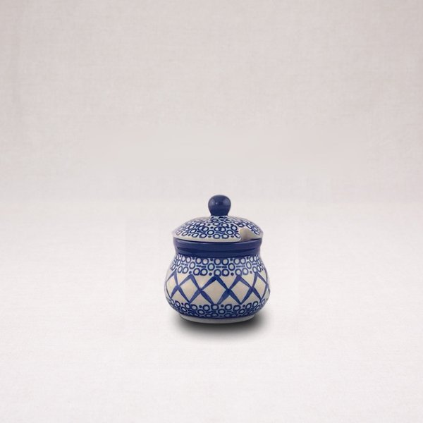 Bunzlauer Keramik Zuckerdose, Form 135, Dekor 40x