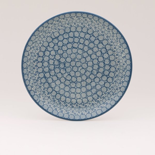 Bunzlauer Keramik Essteller 25,5 cm Durchmesser, Form 257, Dekor 2692*