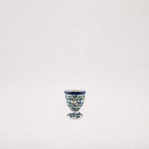 Bunzlauer Keramik Eierbecher, Form 106, Dekor 1658x