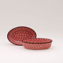 Bunzlauer Keramik Mini-Auflaufform, Form A35, Dekor 2691V