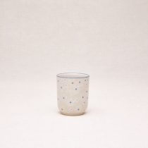 Bunzlauer Keramik Becher ohne Henkel 8 cm hoch, Form 728, Dekor 2330*