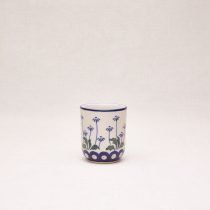Bunzlauer Keramik Becher ohne Henkel 8 cm hoch, Form 728, Dekor 377Rx