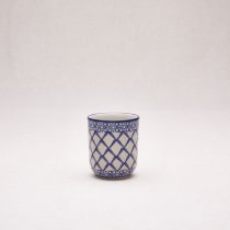 Bunzlauer Keramik Becher ohne Henkel 8 cm hoch, Form 728, Dekor 40x