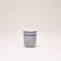 Bunzlauer Keramik Becher ohne Henkel 8 cm hoch, Form 728, Dekor 903Ax