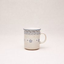 Bunzlauer Keramik Becher mit Henkel 9 cm hoch, Form 236, Dekor 2335*