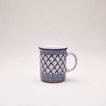 Bunzlauer Keramik Becher mit Henkel 9 cm hoch, Form 236, Dekor 40x
