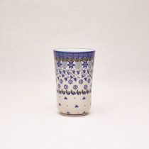 Bunzlauer Keramik Becher ohne Henkel 13 cm hoch, Form 076, Dekor 1829x