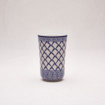 Bunzlauer Keramik Becher ohne Henkel 13 cm hoch, Form 076, Dekor 40x