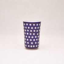 Bunzlauer Keramik Becher ohne Henkel 13 cm hoch, Form 076, Dekor 70Ax