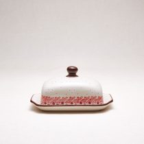 Bunzlauer Keramik Butterdose, Form 295, Dekor 2574V