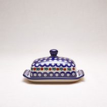 Bunzlauer Keramik Butterdose, Form 295, Dekor 70x