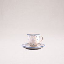 Bunzlauer Keramik Espressotasse und Untertasse, Form B10, Dekor 2330*