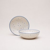 Bunzlauer Keramik Schälchen 13 cm Durchmesser, Form B89, Dekor 2330*