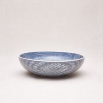 Bunzlauer Keramik Schale 19,7 cm Durchmesser, Form E94, Dekor U4706