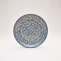 Bunzlauer Keramik Frühstücksteller 20 cm Durchmesser, Form 086, Dekor 1658x