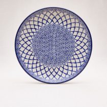 Bunzlauer Keramik Essteller 25,5 cm Durchmesser, Form 257, Dekor 40x