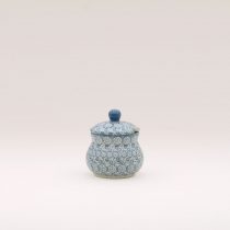 Bunzlauer Keramik Zuckerdose 8 cm hoch, Form 135, Dekor 2692*
