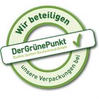 Mit diesem Logo möchten wir zeigen, dass wir Kunde bei Der Grüne Punkt – Duales System Deutschland GmbH sind und unsere Verkaufsverpackungen für Deutschland am dualen System Der Grüne Punkt beteiligen. Mehr Informationen:  www.verpackgo.de/