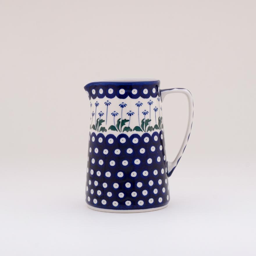 Bunzlauer Keramik Krug 1,3 l, H=18 cm, Form G46, Dekor 377rx
